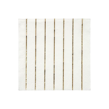 Servetten - Gold Stripe S - Meri Meri